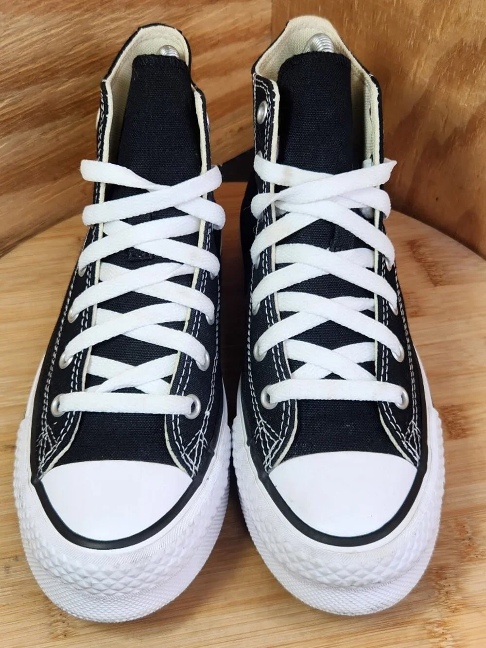 Converse Chuck Taylor All Star Lift Platform Canvas Sneakers Girls Kids Size 3.5